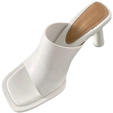 Load image into Gallery viewer, Summer New Women Slipper Fashion Platform Square Toe High Heel Ladies High Quality Slides Outdoor Dress Party Sandals