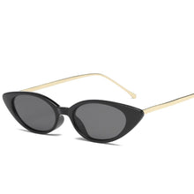 Load image into Gallery viewer, High Quality Women's Fashion Narrow Cat Eye Sunglasses UV400 Fashion Eye Wear narrow sunglasses for women's fashion Products