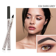 Load image into Gallery viewer, Smudge- proof 3 Colors Microblading Eyebrow Tattoo Pen Fine Sketch Liquid, Eyebrow