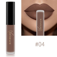 Load image into Gallery viewer, NICEFACE Lip Gloss 26 Colors Nude Matte Liquid Lipstick Mate Waterproof Long Lasting Moisturizing Lipgloss Lip Makeup Cosmetics