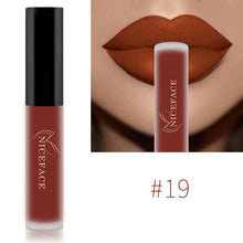 Load image into Gallery viewer, NICEFACE Lip Gloss 26 Colors Nude Matte Liquid Lipstick Mate Waterproof Long Lasting Moisturizing Lipgloss Lip Makeup Cosmetics