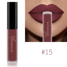 Load image into Gallery viewer, NICEFACE Lip Gloss 26 Colors Nude Matte Liquid Lipstick Mate Waterproof Long Lasting Moisturizing Lipgloss Lip Makeup Cosmetics