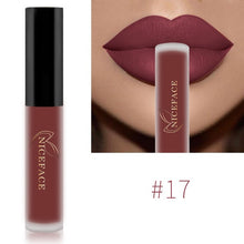 Load image into Gallery viewer, NICEFACE Lip Gloss 26 Colors Nude Matte Liquid Lipstick Mate Waterproof Long Lasting Moisturizing Lipgloss Lip Makeup Cosmetics