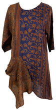 Load image into Gallery viewer, PRC6054 Avatar Pure Silk Self Pocket Tunic Dress