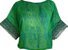 Load image into Gallery viewer, PRG6032 Sheer Avatar Pure Silk Boxy Top