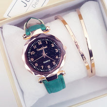 Load image into Gallery viewer, Quartz Wristwatches Fashion Starry Sky Women Watches Leather Ladies Bracelet Watch