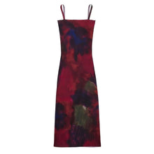 Load image into Gallery viewer, TRAF Summer Women's Fashion Printed Waist Closed Slim Dress Mid-Length Sleeveless Suspender Dress Commuter Style Woman's