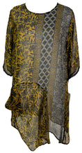Load image into Gallery viewer, PRG6027 Sheer Avatar Pure Silk Self Pocket Tunic Dress