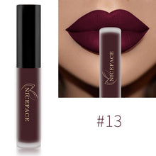 Load image into Gallery viewer, NICEFACE Lip Gloss 26 Colors Nude Matte Liquid Lipstick Mate Waterproof Long Lasting Moisturizing Lipgloss Lip Makeup Cosmetics