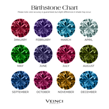 Load image into Gallery viewer, Dainty Initial and Birthstone Necklace – Personalized Jewelry in Gold, Silver, and Rose Gold