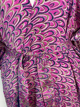 Load image into Gallery viewer, PRC6191 Avatar Long Pure Silk Kimono Sleeved Duster with Belt