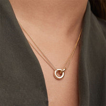 Load image into Gallery viewer, Gold Chain Necklace for Women – 14k Gold-Plated Chic Accessory, Hypoallergenic, 18-Inch Length with Extension