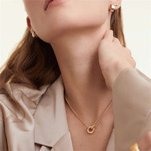 Load image into Gallery viewer, Gold Chain Necklace for Women – 14k Gold-Plated Chic Accessory, Hypoallergenic, 18-Inch Length with Extension