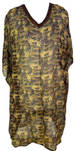 Load image into Gallery viewer, PCH6641 Very Sheer Avatar Pure Silk Midi Length Kaftan