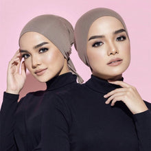 Load image into Gallery viewer, Optimize product title: Adjustable Elastic Lace Hat Tie Rope with Modal Fabric - Solid Color Scarf