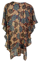Load image into Gallery viewer, PRG7107 Sheer Avatar Pure Silk Waterfall Top