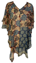 Load image into Gallery viewer, PRG7107 Sheer Avatar Pure Silk Waterfall Top