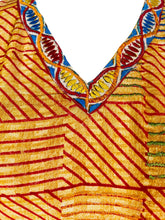 Load image into Gallery viewer, PRC7303 Avatar Pure Silk Short Kaftan Tunic with Slits