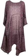 Load image into Gallery viewer, PRG7834 Sheer Avatar Pure Silk Sculptural Long Tunic Dress