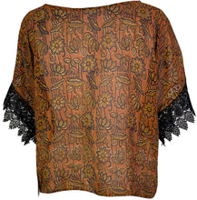 Load image into Gallery viewer, PRG6035 Sheer Avatar Pure Silk Boxy Top
