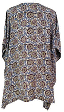 Load image into Gallery viewer, PRC7308 Avatar Pure Silk Short Kaftan Tunic with Slits
