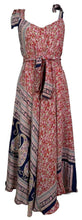 Load image into Gallery viewer, PRC7677 Avatar Pure Silk Maxi Dress with Belt