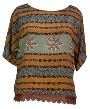 Load image into Gallery viewer, PRC5383 Avatar Pure Silk Side Slit Top