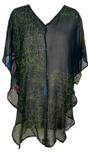 Load image into Gallery viewer, PRG7098 Sheer Sheer Avatar Pure Silk Waterfall Top