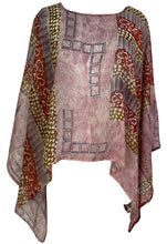 Load image into Gallery viewer, PRG7049 Sheer Avatar Pure Silk Capelet Poncho
