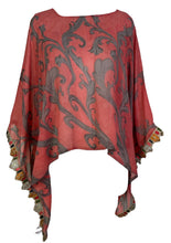 Load image into Gallery viewer, PRG7263 Sheer Avatar Pure Silk Capelet Poncho