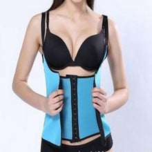 Load image into Gallery viewer, corset waist trainer cincher control body shaper underbust sports black adjustbla shoulder - Bianca's hair and beauty supply