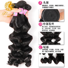 Load image into Gallery viewer, Peruvian Hair Loose Wave Real Human Hair Wig Long Curly Hair Peruvian Hair Loose Wave Cross- Hot - Bianca's hair and beauty supply