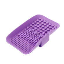 Load image into Gallery viewer, Silicone Makeup Brushes Cleaning Pad Mat Cosmetic Eyebrow Brushes Washing Cleaner Scrubber Board Makeup Cosmetics Accessories