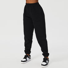 Load image into Gallery viewer, Fall Versatile Loose Sports Pants Women's Plush Warm Fashion Casual Pants Outdoor High Waist Leggings Sports Pants