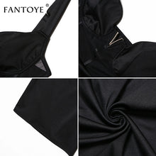 Load image into Gallery viewer, Mesh See-through Patchwork Sexy Lace Bodycon Dress Women Deep V-neck High Waist Satin Mini Pencil Dress