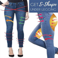 Load image into Gallery viewer, Perfect Fit Jeans Leggings Explosion models imitation denim women's leggings 9 points pants pull hair print imitation denim