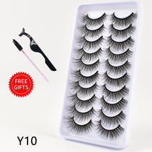 Load image into Gallery viewer, 5/10Pairs 3D Mink Lashes Natural Eyelashes Dramatic False Eyelashes Faux Cils Makeup Wholesale Fake Eyelash Extension maquiagem