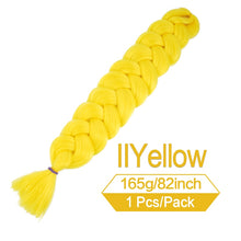 Load image into Gallery viewer, 82 Inch 165g/Pack Synthetic Crochet Hair Pre Stretched Jumbo Braiding Hair High Temperature Fiber Hair Extensions For Box Braids