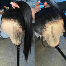 Load image into Gallery viewer, Full Lace Human Hair Wigs Straight Lace Front Wig Glueless Full Lace Wig Human Hair Pre Plucked Human Hair Wigs 26inches 150%