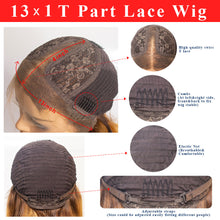 Load image into Gallery viewer, Highlight Wig Human Hair Ombre Lace Front Wig Brazilian Hair Wigs For Black Women 30 Inch Honey Blonde Body Wave Lace Front Wig