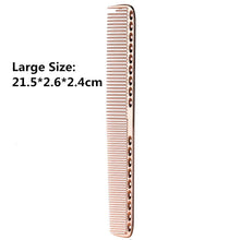 Load image into Gallery viewer, Space Aluminuml Hair Comb Pro Hairdressing Combs расческа для волос Hair Cutting Dying Hair Brush Barber Tools Salon Accessaries