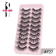 Load image into Gallery viewer, 5/10Pairs 3D Mink Lashes Natural Eyelashes Dramatic False Eyelashes Faux Cils Makeup Wholesale Fake Eyelash Extension maquiagem