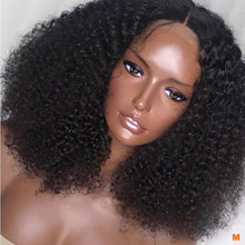 Load image into Gallery viewer, Afro Kinky Curly 4x4 Lace Closure Human Hair Wigs - Bianca's hair and beauty supply