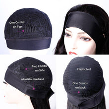 Load image into Gallery viewer, Scarf Wig Kinky Straight Human Hair Wigs Headband Wig - Bianca's hair and beauty supply