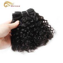 Load image into Gallery viewer, Brazilian Bohemian Curly 100% Remy Human Hair Double Drawn Funmi Hair 8 inches 6Pcs/lot Can Make A Wig For Women Htonicca - Bianca's hair and beauty supply