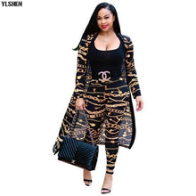 Load image into Gallery viewer, Two Piece Set Print African Dresses for Women Dashiki Plus Size Clothes Ankara Long Dress Suit Bazin Robe Africaine Femme 2019 - Bianca's hair and beauty supply