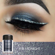 Load image into Gallery viewer, FOCALLURE Glitter Eye Shadow 18 Colors Cosmetic Makeup Diamond Lips Loose Makeup Eyes Pigment Powder Comestic Single Eye Shadow - Bianca's hair and beauty supply