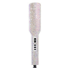 Load image into Gallery viewer, 230C Professional Hair Straightener Rhinestones Flat Iron Hand Made Crystal Diamond With LCD Display Sparkling Titanium Plate - Bianca's hair and beauty supply