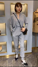 Load image into Gallery viewer, 2020 New 3pcs Knitting Suit Long-sleeved Zip Jacket Cardigans Tank Top Pants Women Fashion Solid Lounge Set Casual Tracksuits - Bianca's hair and beauty supply