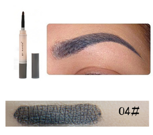 BY NANDA Tattoo Dye Cream Eyebrow Pencil Tint Waterproof with Brush Cosmetic Long Lasting Henna Eye Brow Maquiage